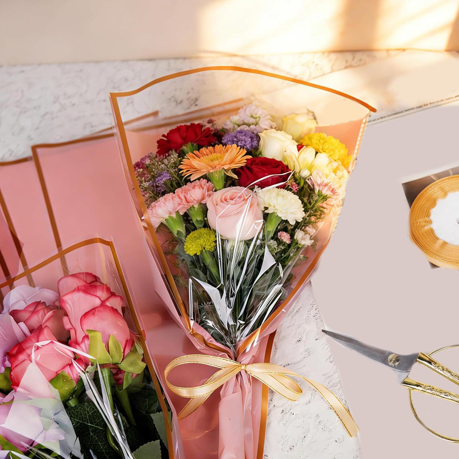 Florist Supply Ribbon - Tas Buket Bunga 50 Buah dengan