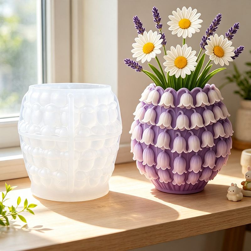 Florist Supply Vases - Cetakan Silikon Vas Bunga Lily of