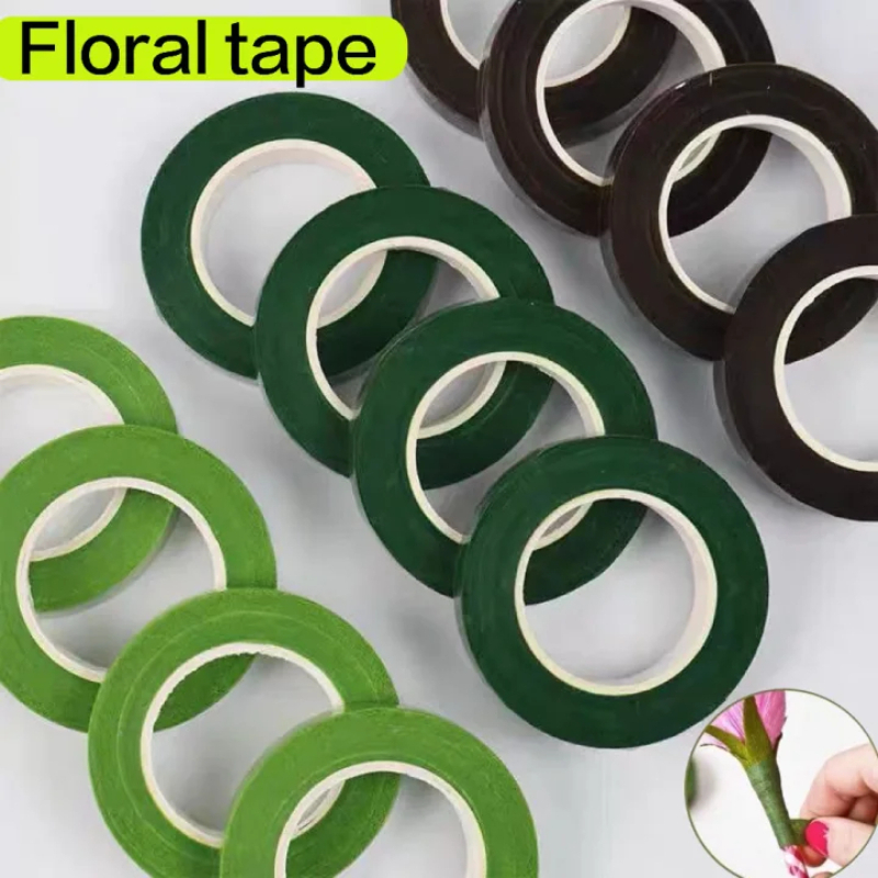 Floral Tape Green - Pita Florikultura Warna Hijau untuk Kertas