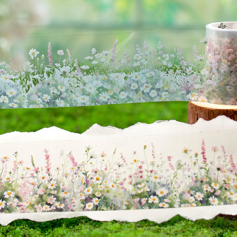 50mm x 200cm seri Catatan hija - Floral Tape Green ulasan dan harga