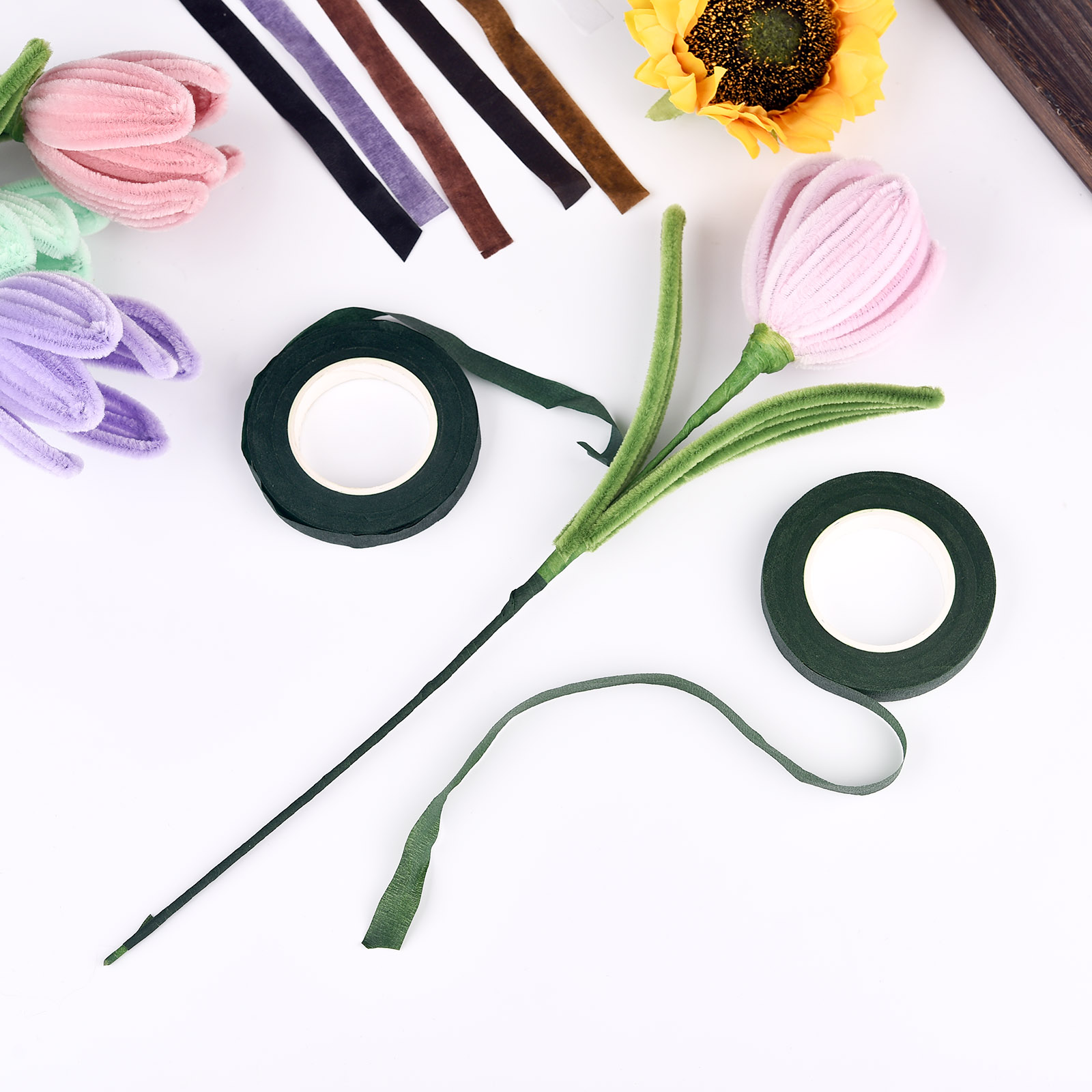30yard pita batang bunga korsa - Floral Tape Green ulasan dan harga