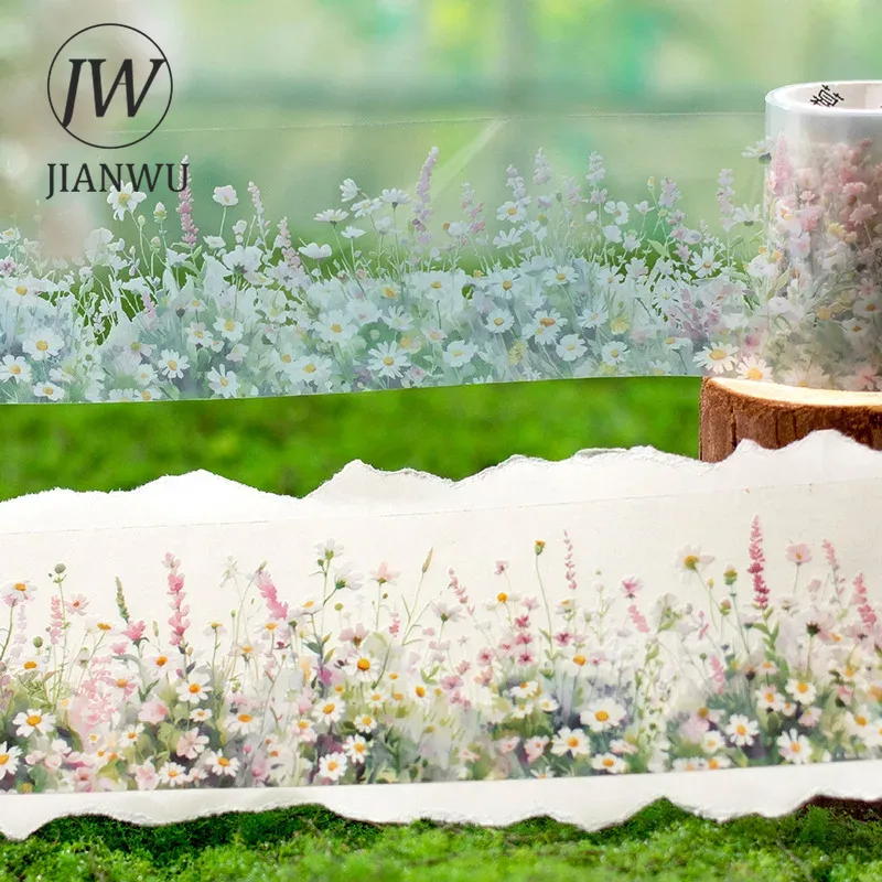 JIANWU 50mm * 200cm seri Catat - Floral Tape Green ulasan dan harga
