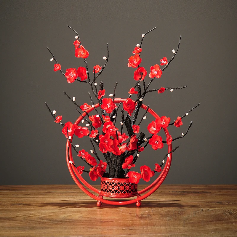 Cina Besi Tempa Ornamen Simula - Florist Supply Vases ulasan dan harga