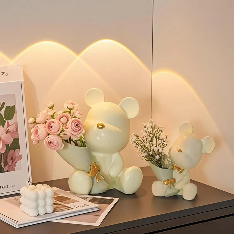 Vas Beruang Kecil Mini Lucu Kr - Florist Supply Vases ulasan dan harga