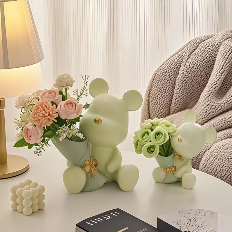 Vas Beruang Kecil Mini Lucu Kr - Florist Supply Vases ulasan dan harga