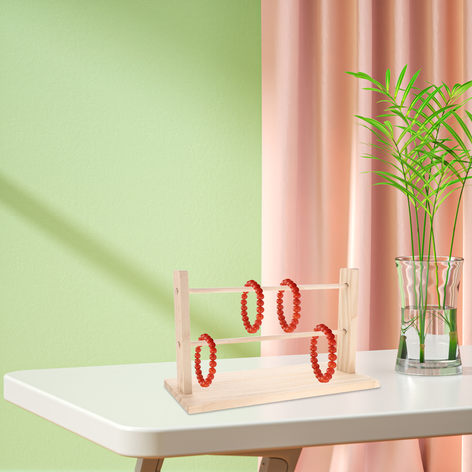 Rak Penyimpanan Pita Kayu, Pen - Florist Supply Ribbon ulasan dan harga