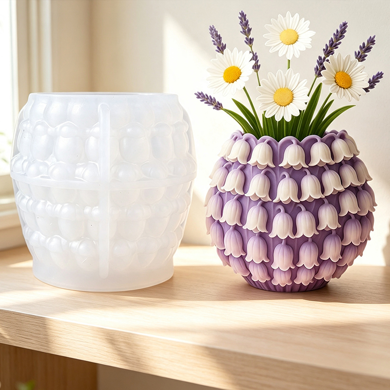 Cetakan Silikon Vas Bunga Lily - Florist Supply Vases ulasan dan harga