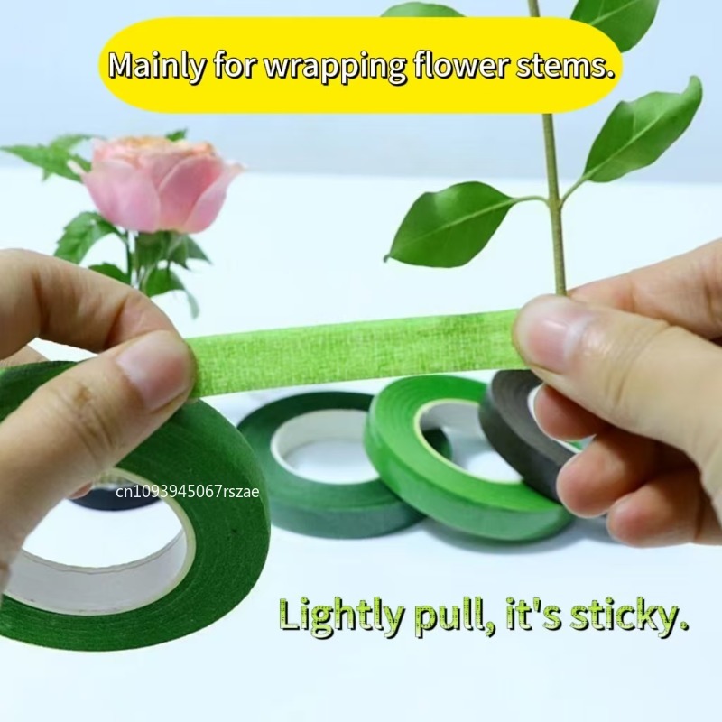 Pita Florikultura Warna Hijau  - Floral Tape Green ulasan dan harga