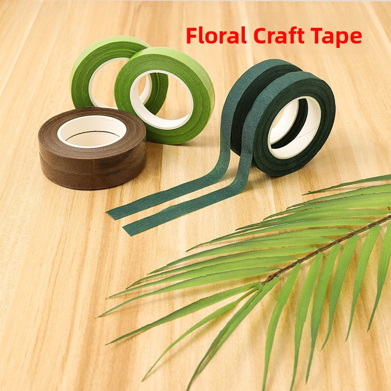 Pita Buket Bunga Buatan Tangan - Floral Tape Green ulasan dan harga