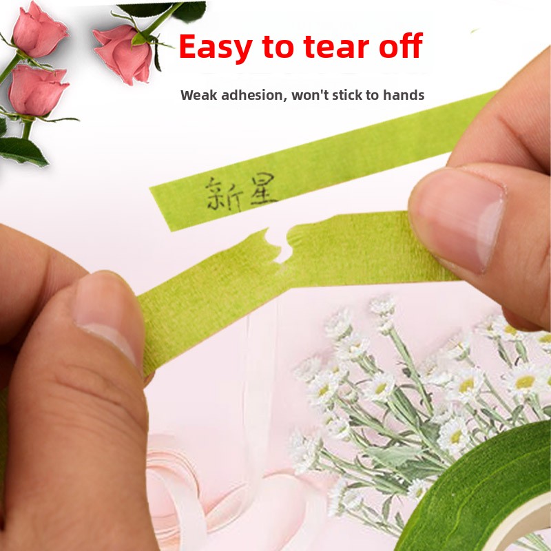 Pita Buket Bunga Buatan Tangan - Floral Tape Green ulasan dan harga