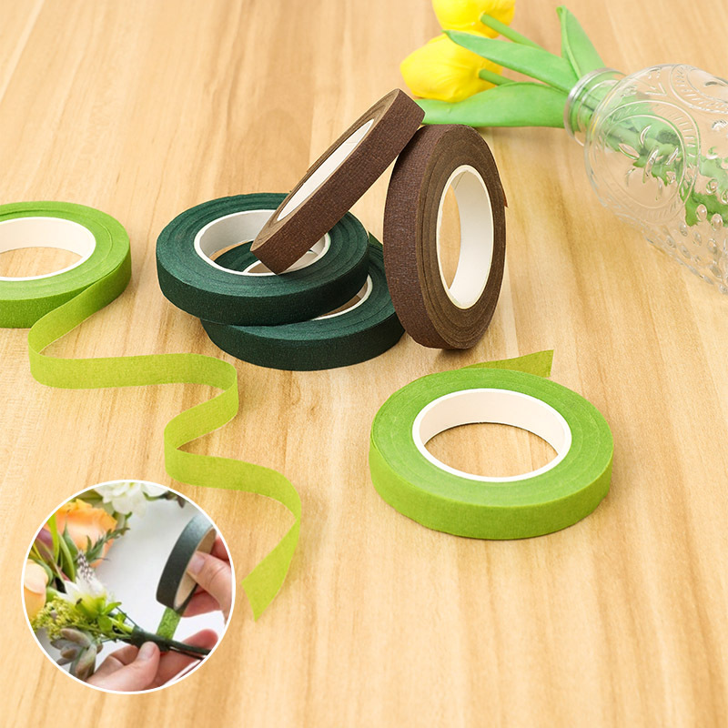 Pita Buket Bunga Buatan Tangan - Floral Tape Green ulasan dan harga