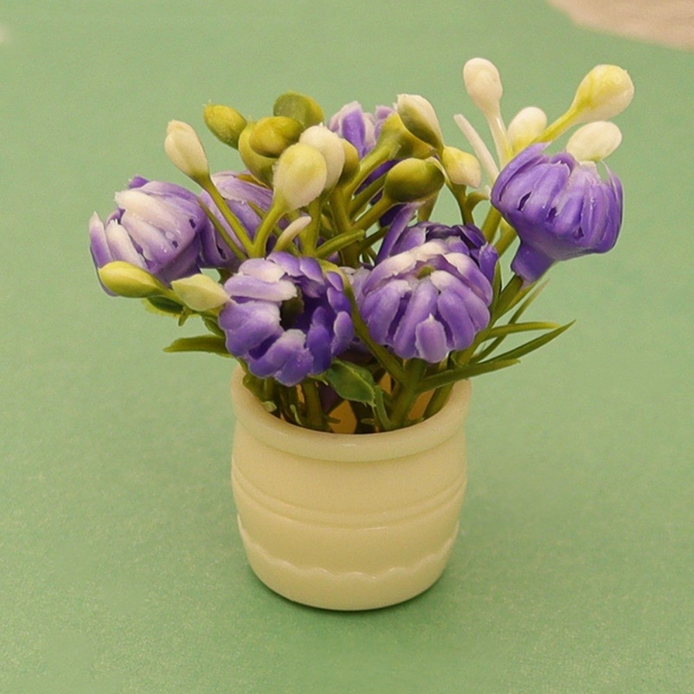 1:12 Miniatur Rumah Boneka Sim - Florist Supply Vases ulasan dan harga